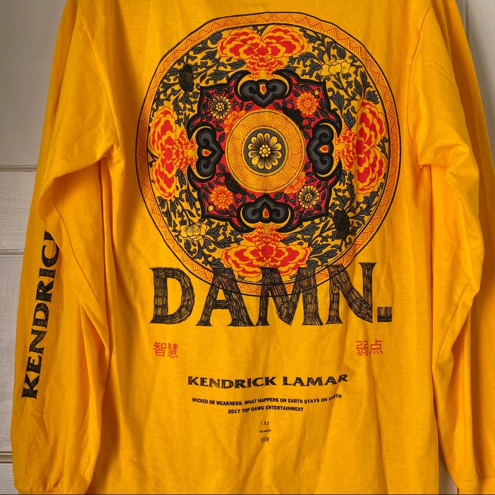 Kendrick Lamar DAMN long sleeve